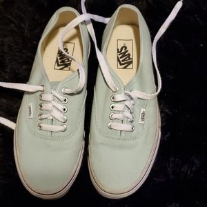Mint green vans